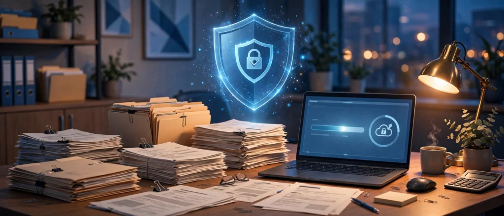 3-2-1 backup rule protecting an accounting firm's tax-season data