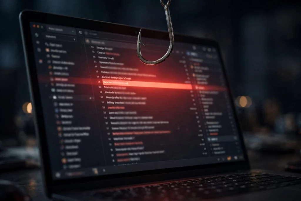 Phishing email targeting a CPA firm